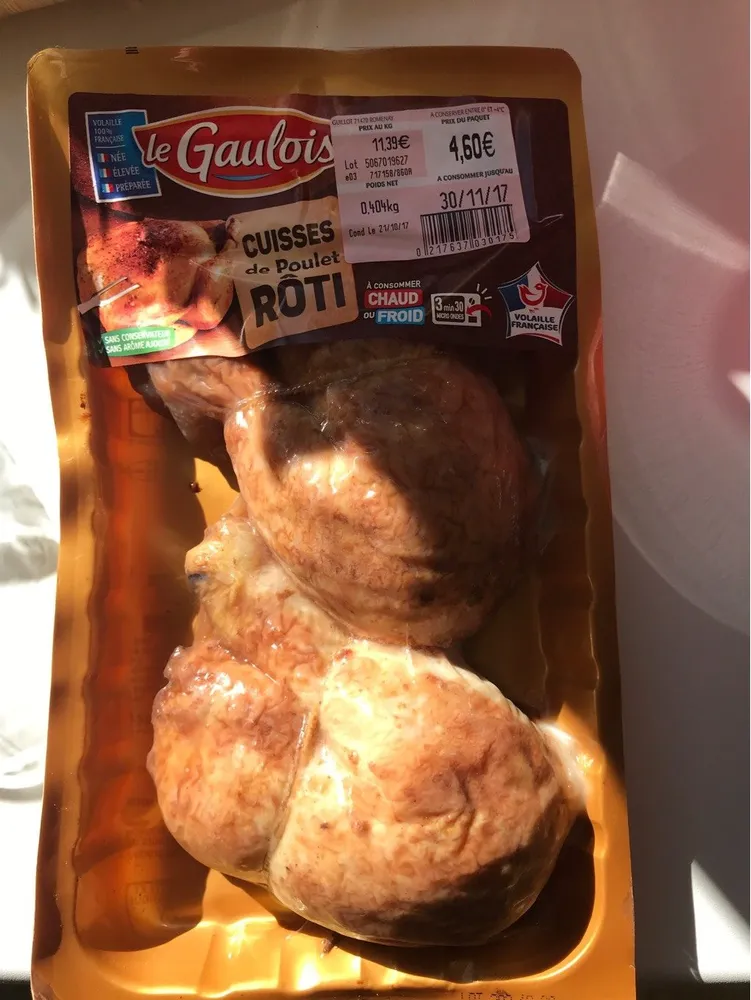 Cuisses de Poulet rôti