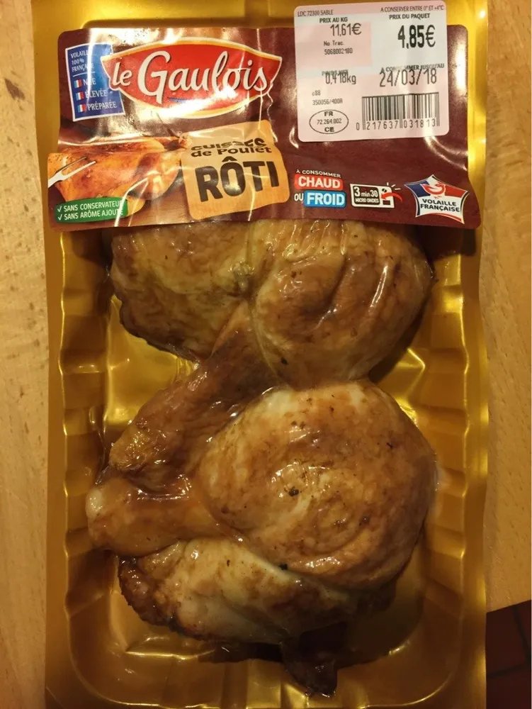 Cuisses poulet roti