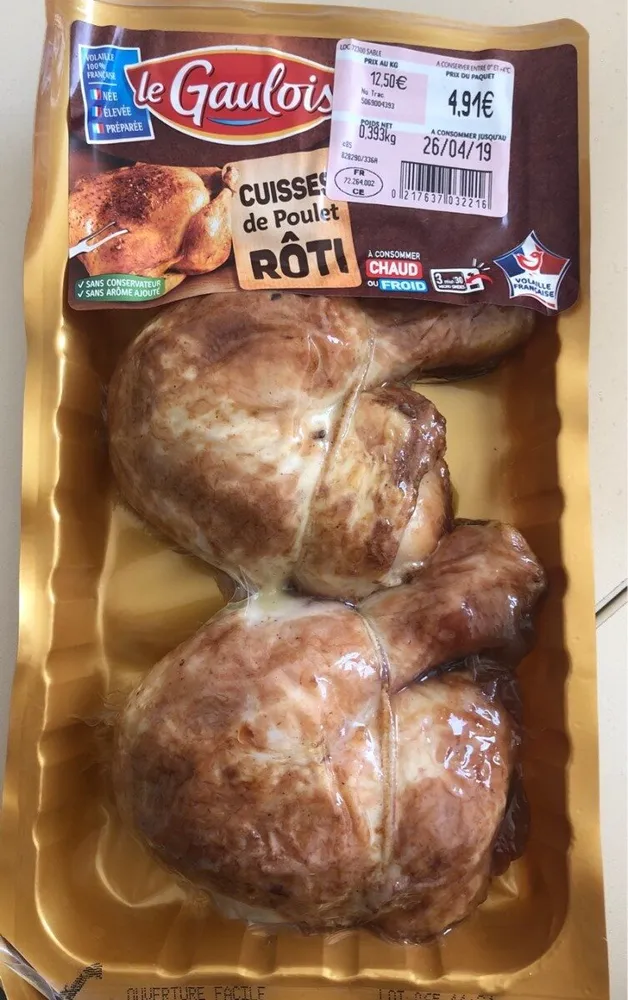 Cuisse de poulet roti