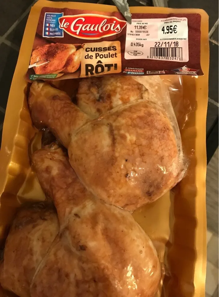 Cuisse de poulet roti