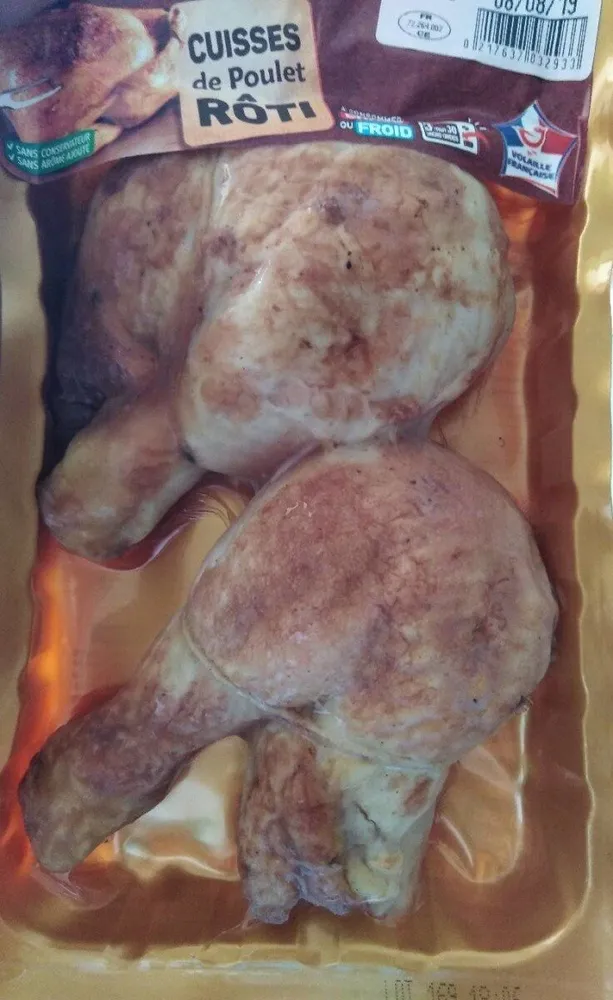 Cuisses de poulet rôti