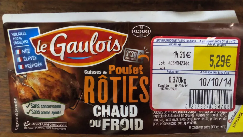 Cuisses de Poulet Rôties