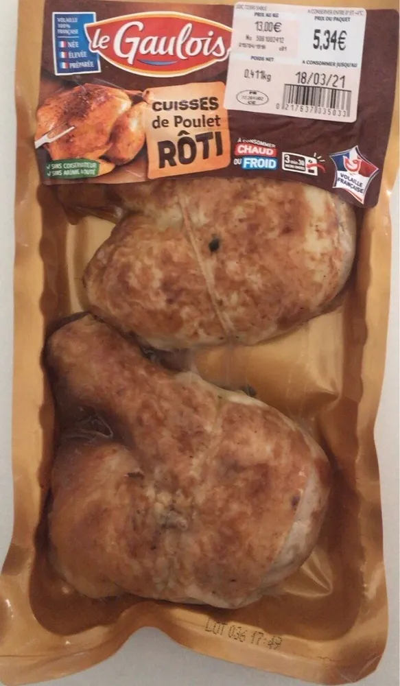 Cuisses de poulet roti