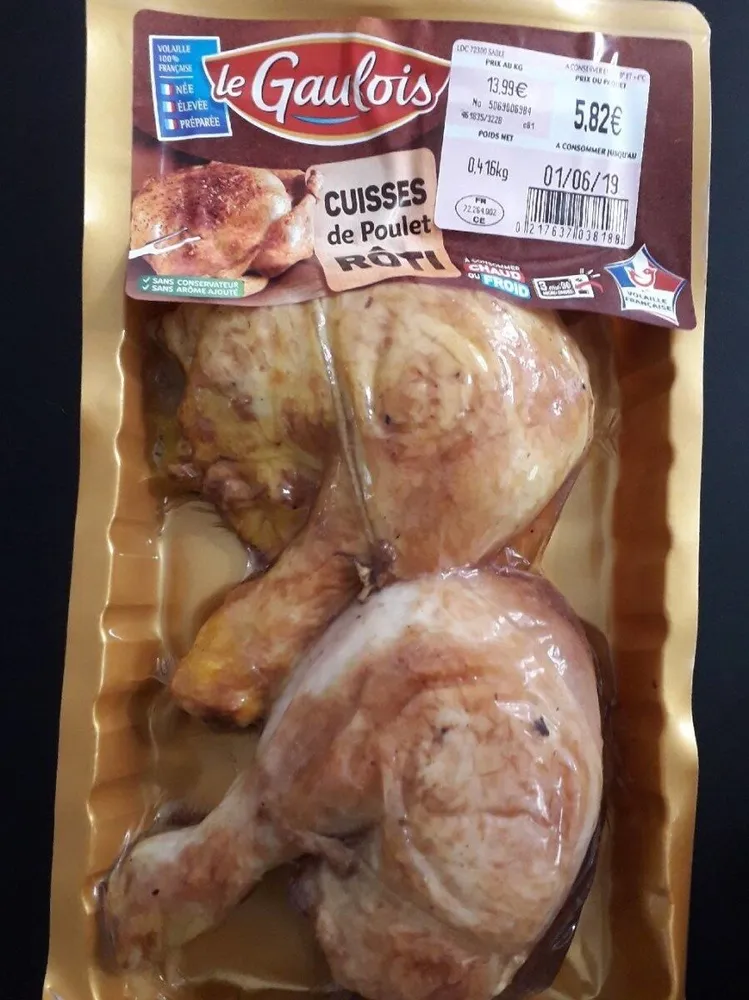 Cuisses de poulet roti
