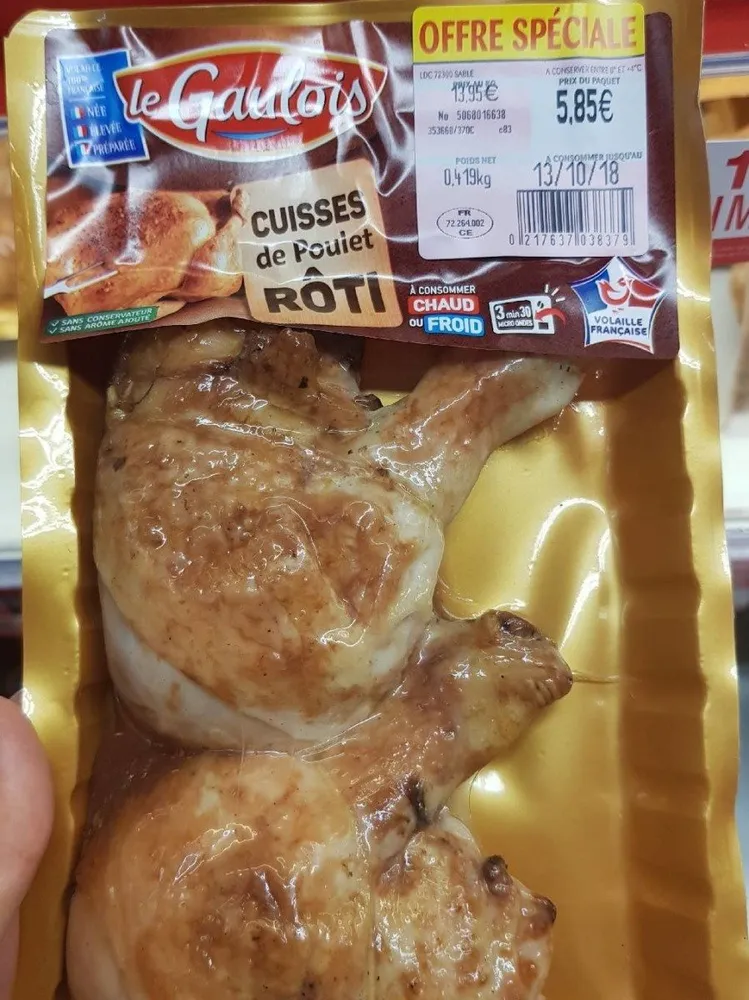 Cuisses de poulet roti