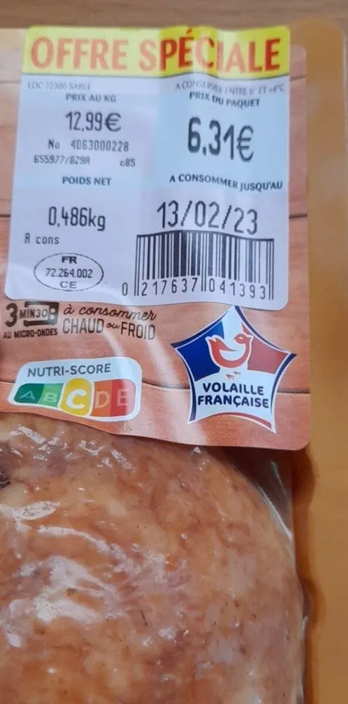 Cuisses de poulet rôti