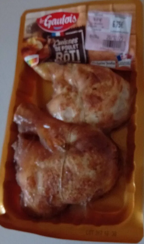 Cuisses de poulet rôti