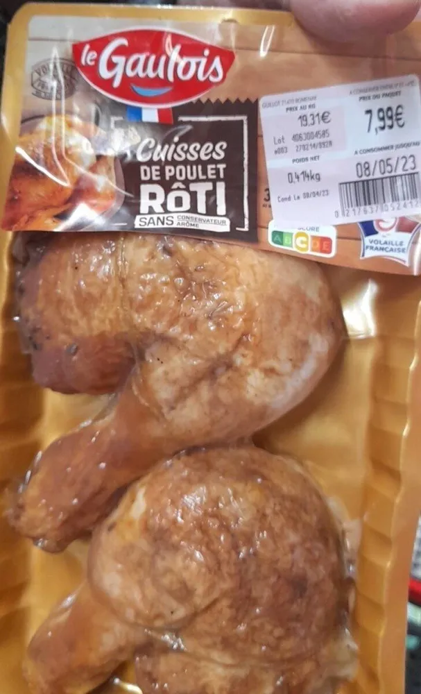Cuisses poulet roti