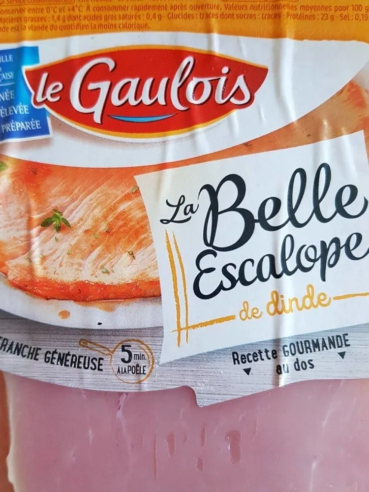 La belle escalope de dinde