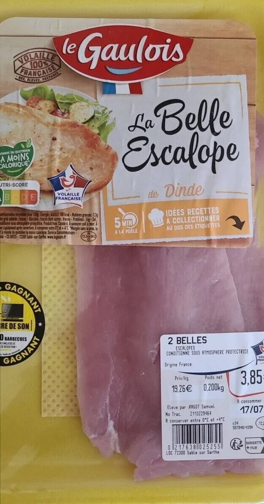 La Belle Escalope de dinde