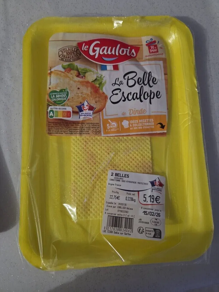 La belle escalope de dinde