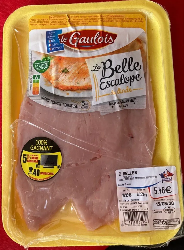 La Belle Escalope de dinde