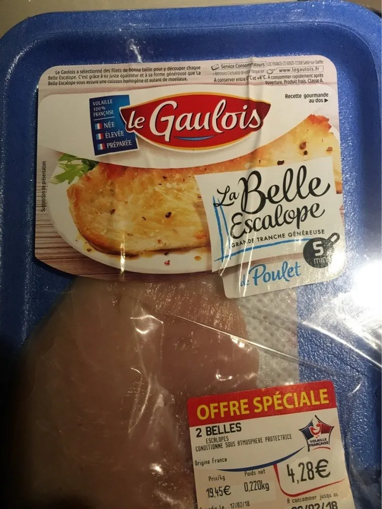 Escalope de poulet