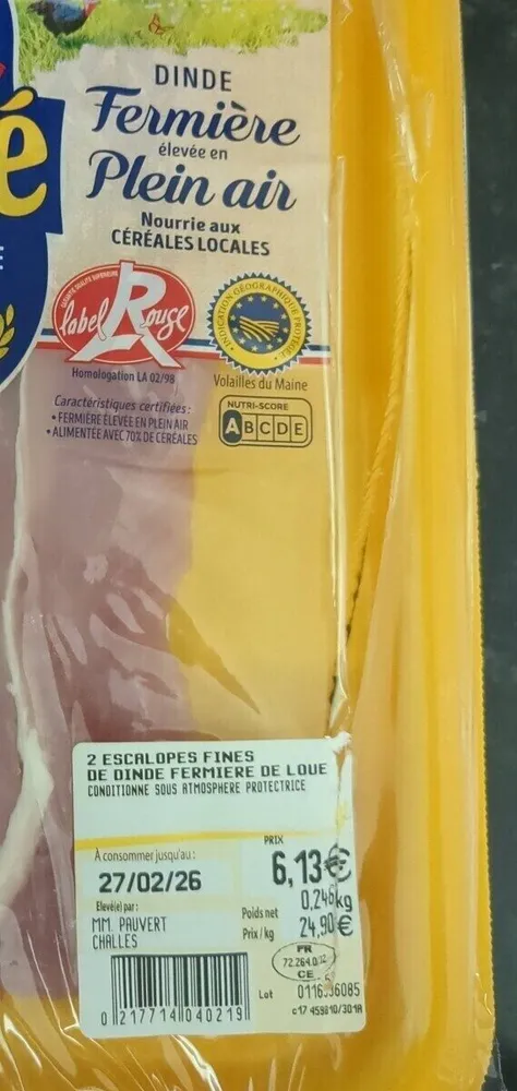 Dinde fermière
