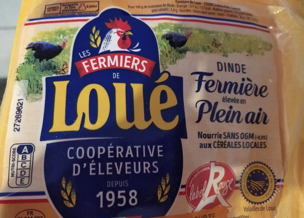 Rôti de filet de dinde fermière avec barde