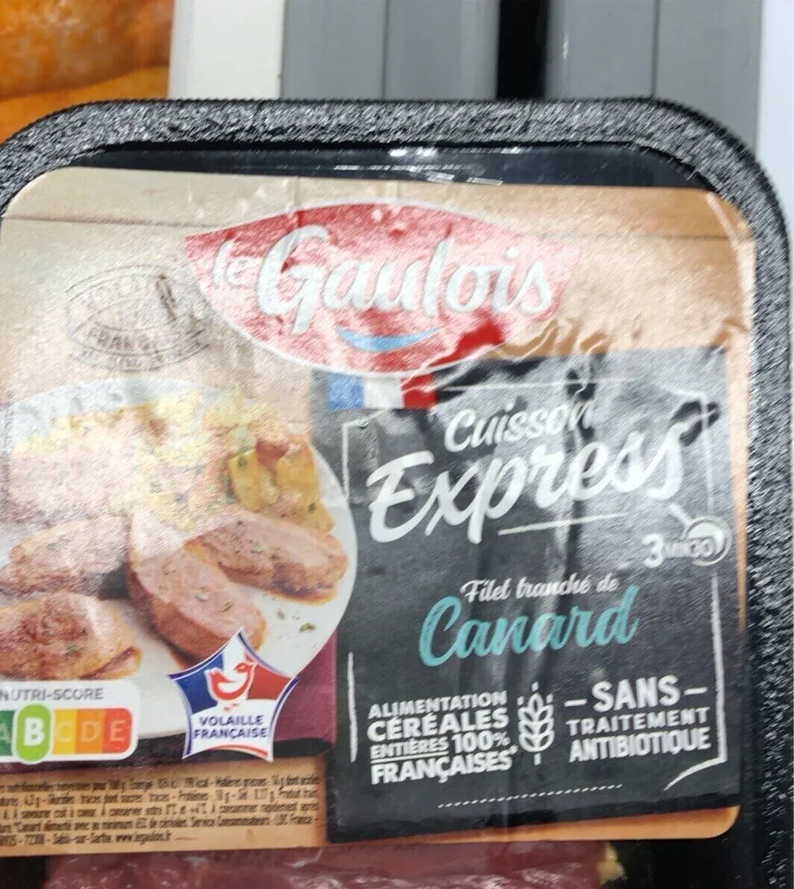 Filet de canard tranché