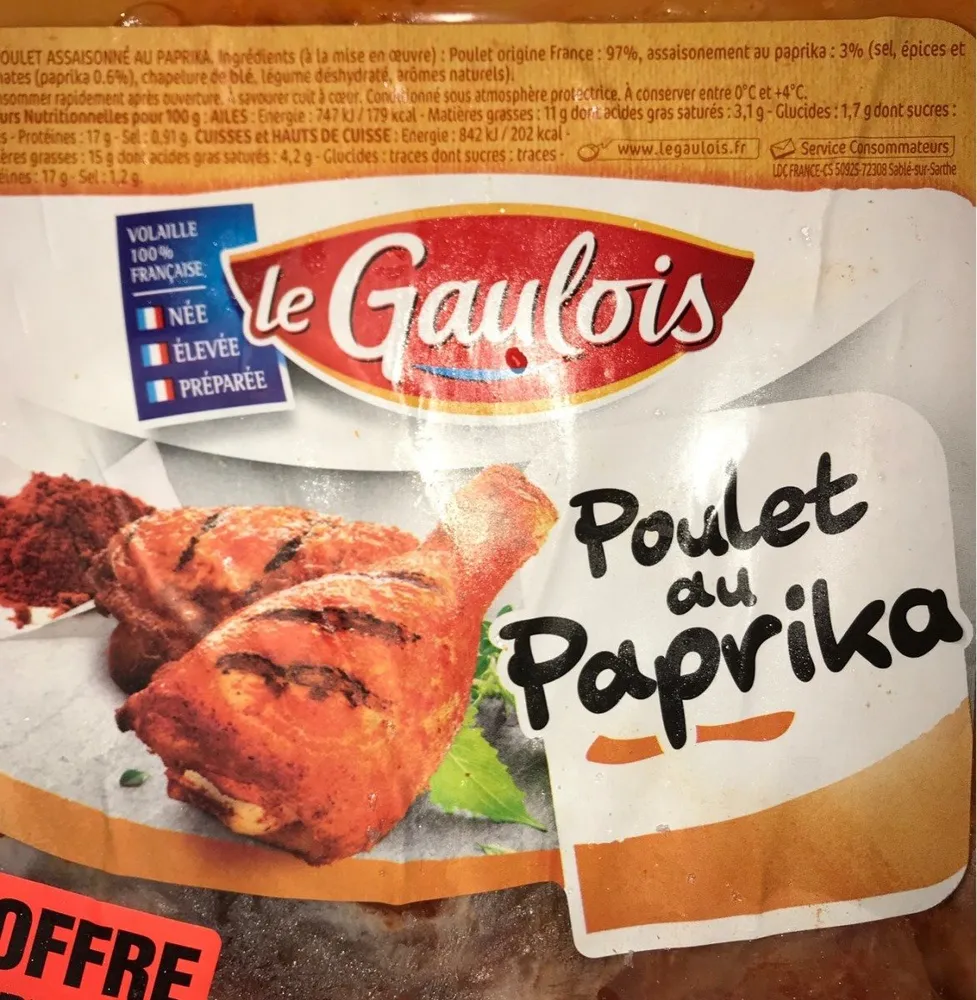 Poulet au paprika