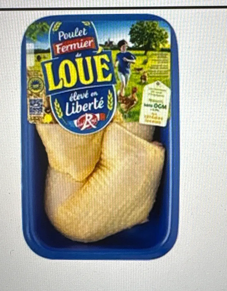 Cuisses de poulet jaune  x2