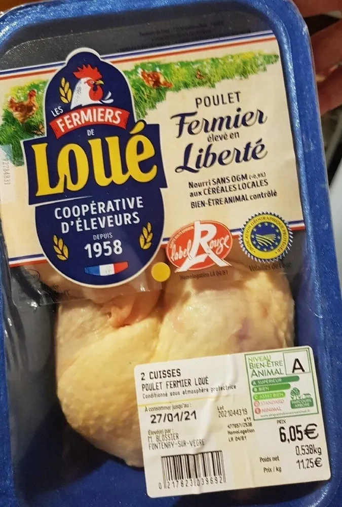 Cuisses de Poulet fermier
