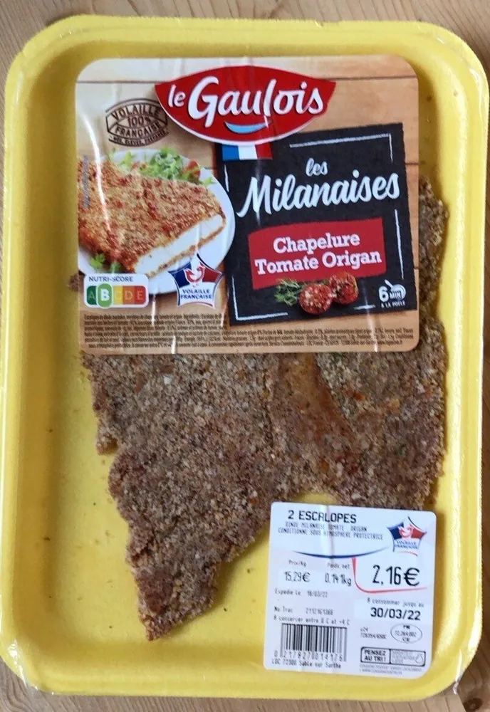 Les Milanaises Chapelure Tomate Origan
