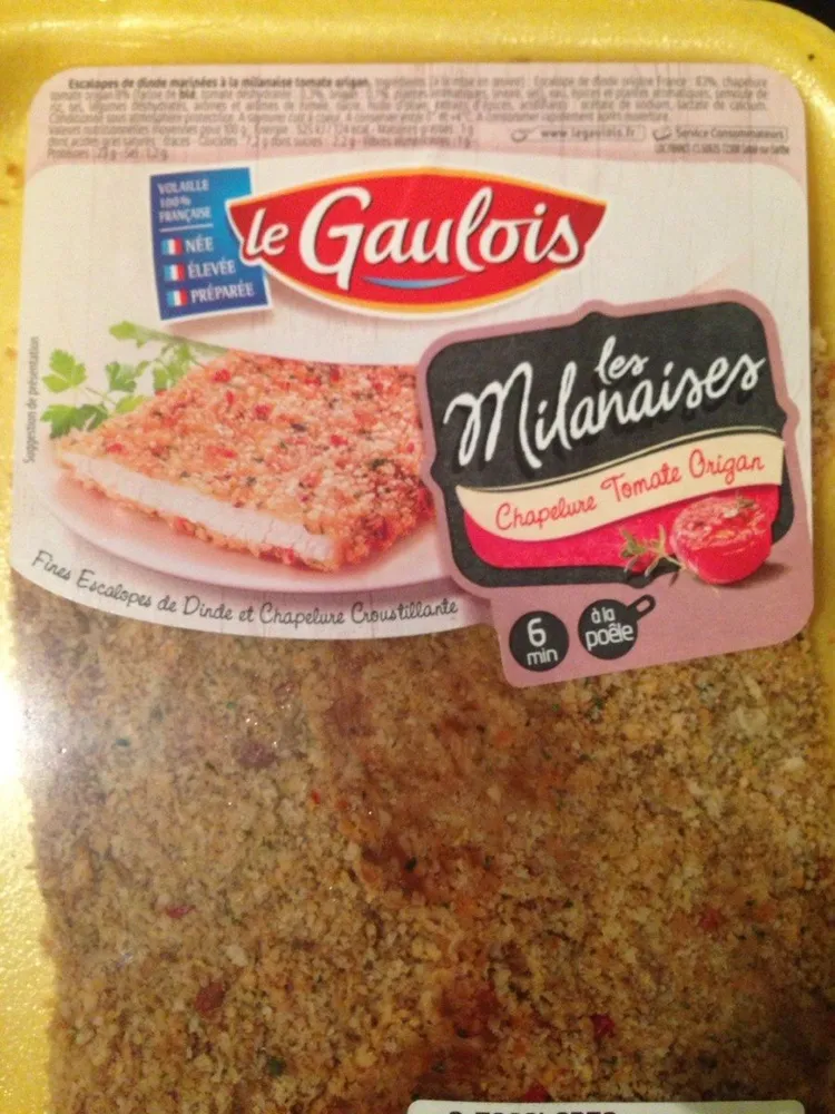 Escalopes de dinde les Milanaises