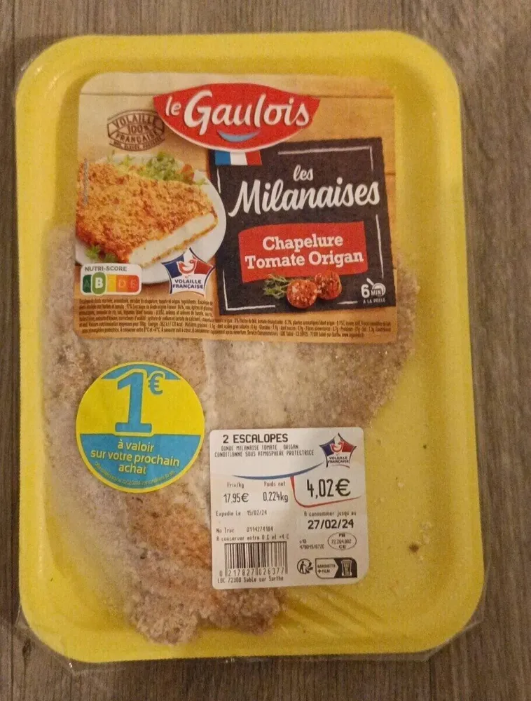 Les Milanaises Chapelure Tomate Origan