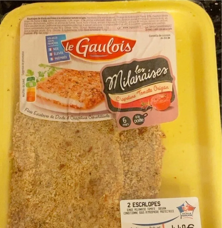Escalopes milanaises Tomate Origan