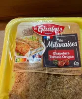 Les milanaise chapelure, tomates, origan