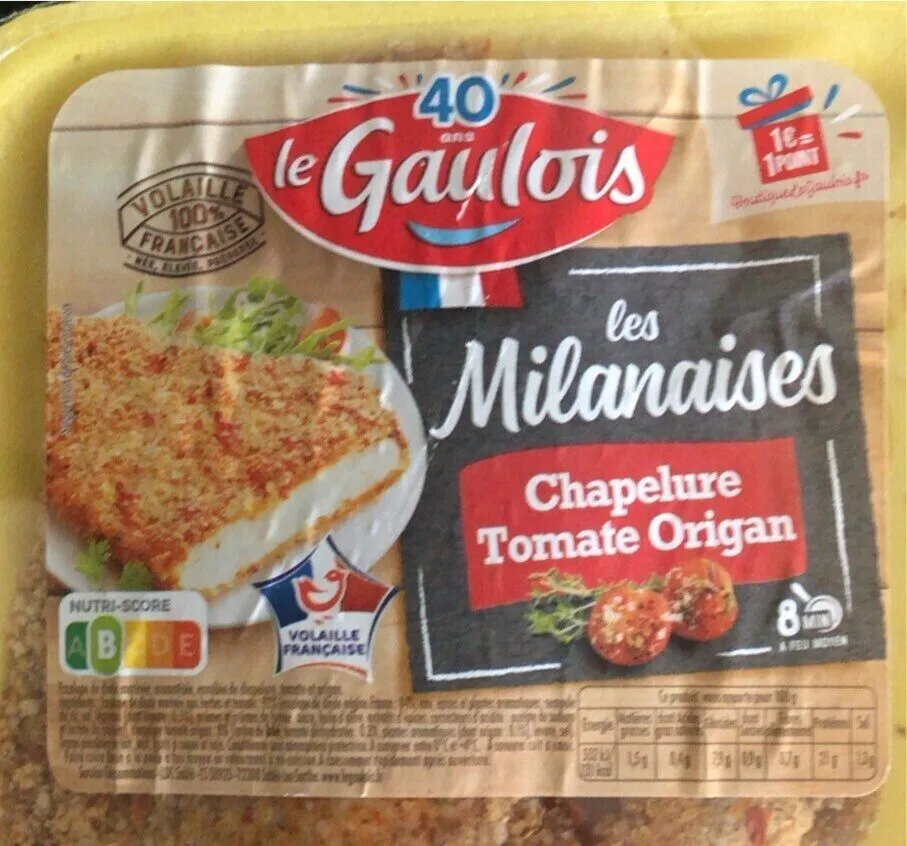 Les Milanaises Chapelure Tomate Origan