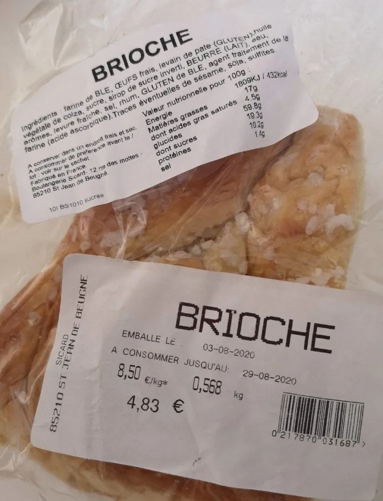 Brioche vendéenne