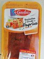 Brochettes de dinde au paprika