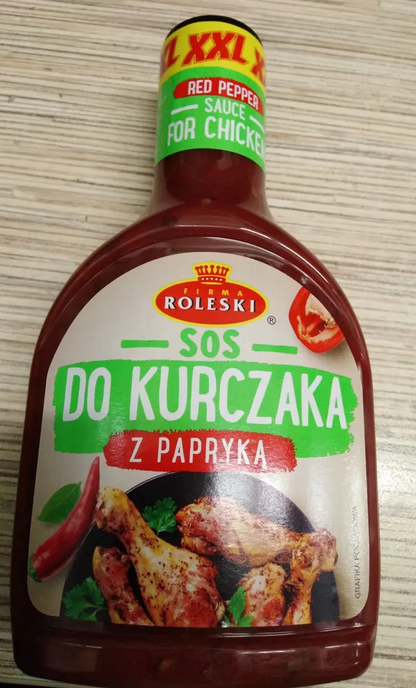 sos do kurczaka z papryką