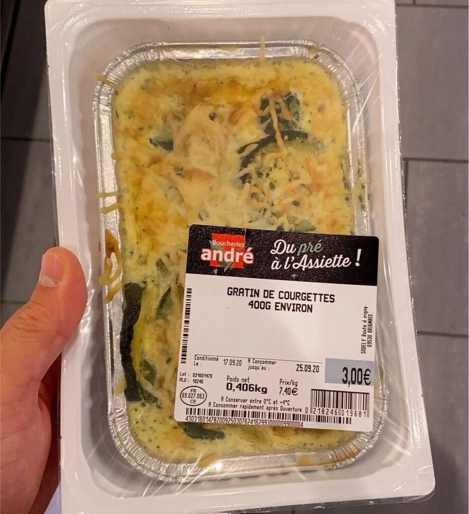 Gratin de courgettes