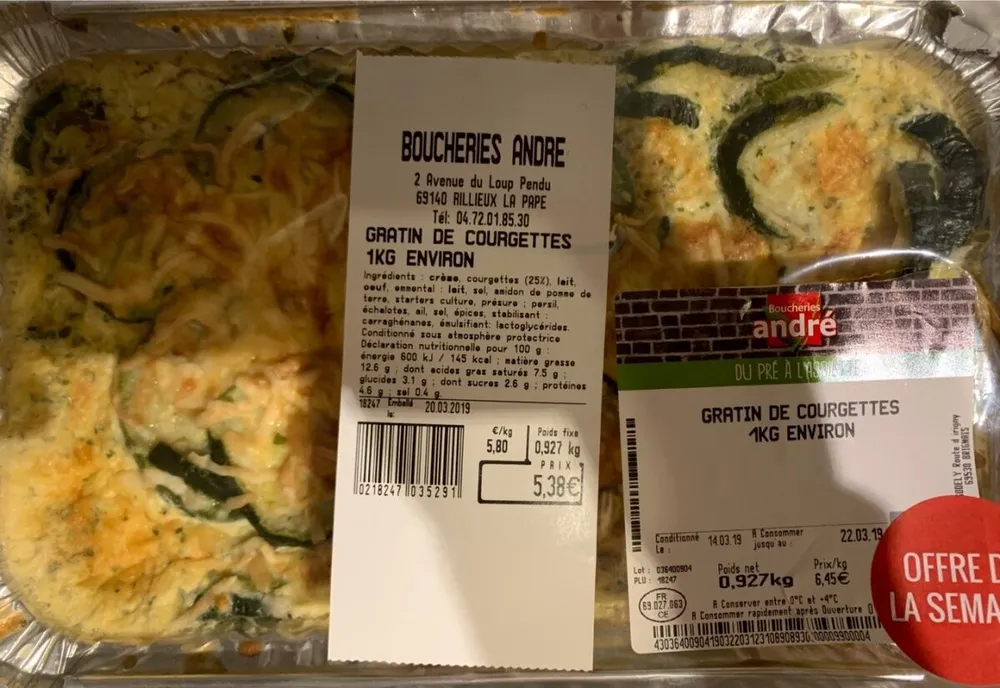 Gratin de courgettes
