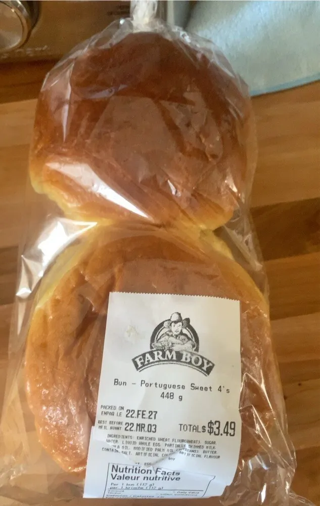 Portuguese Sweet 4’s Bun