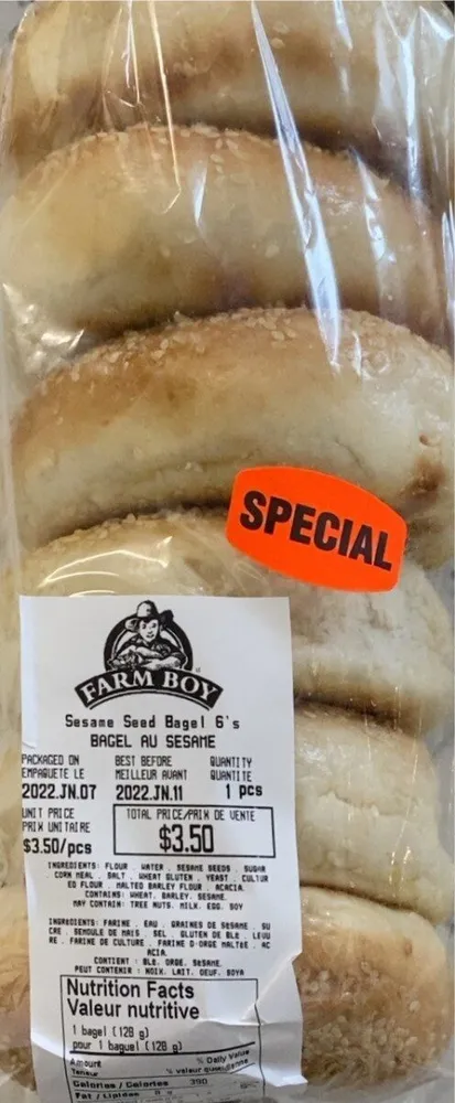 Sesame Seed Bagel