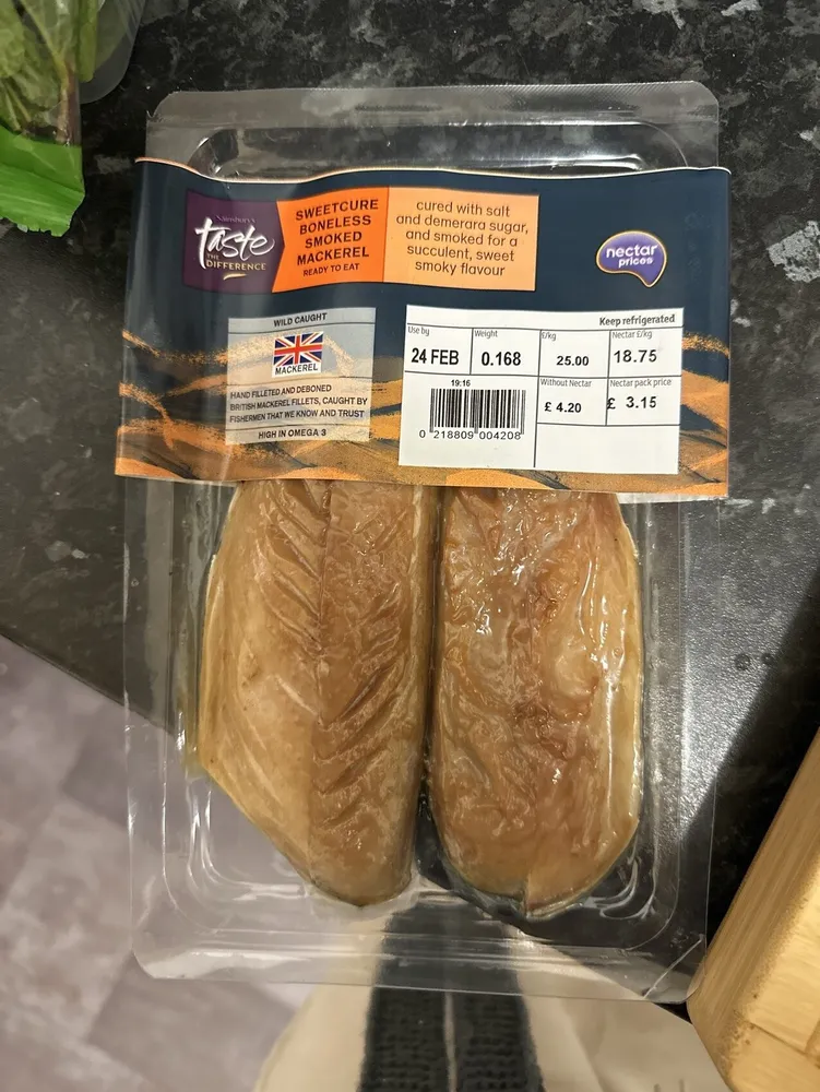 Sweetcure Smoked Mackerel
