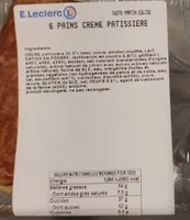 Pains crème pâtissière