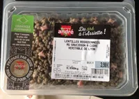 lentille assaisonrr au saucisson a cuire veritable de lyon