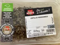Lentilles assaisonnees