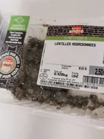 Lentilles assaisonnées