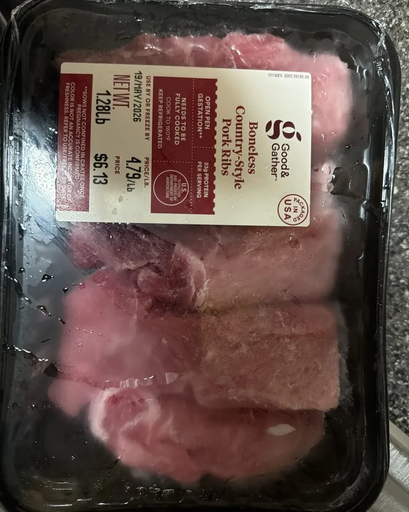 Boneless Country Style Pork Ribs