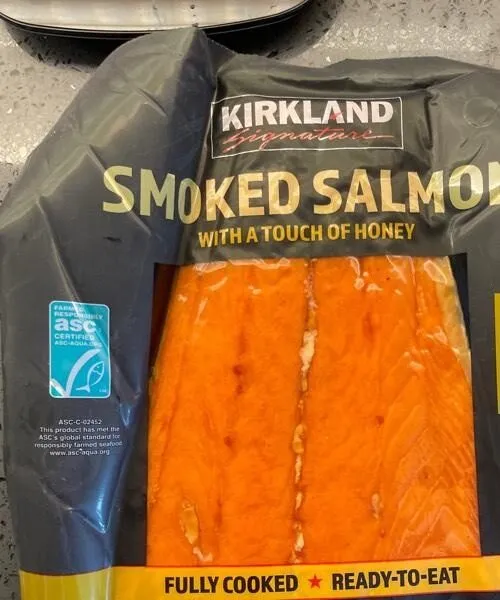 Smoked Salmon with a touch of honey