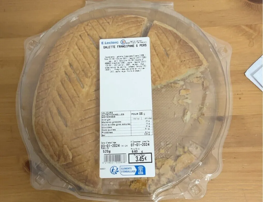 Galette frangipane