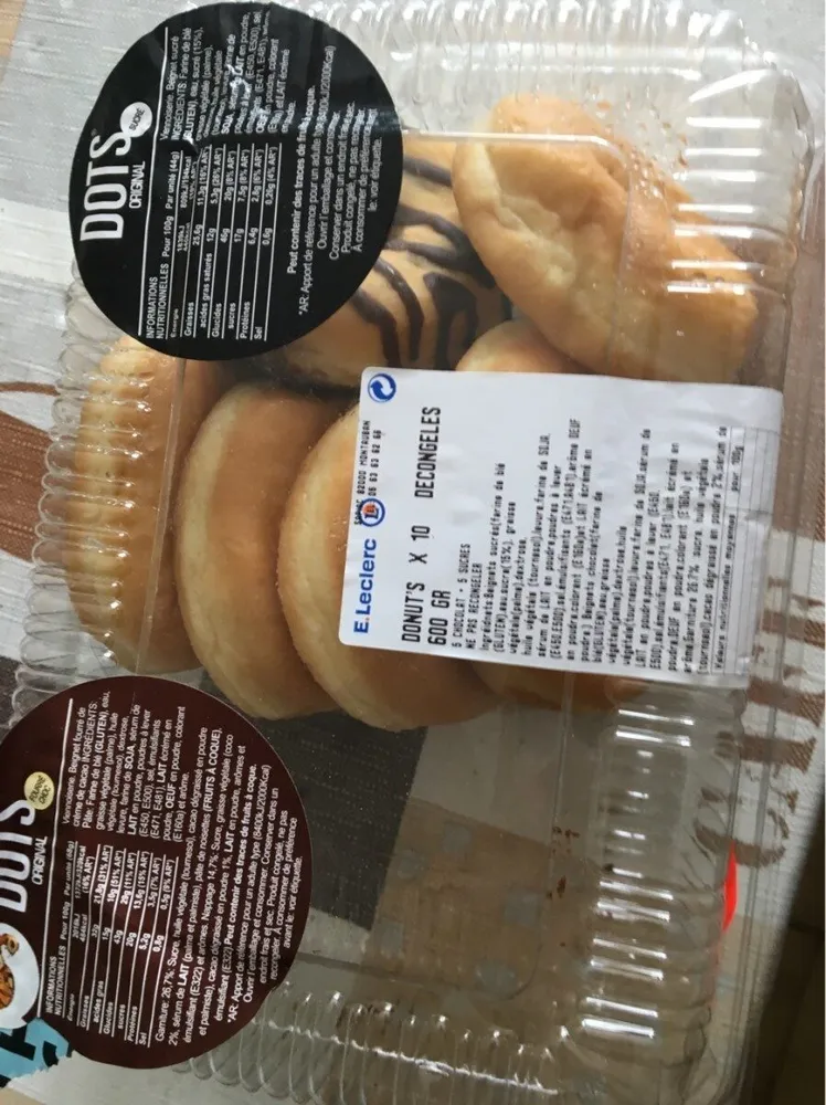 Donut's sucré + fourré choc
