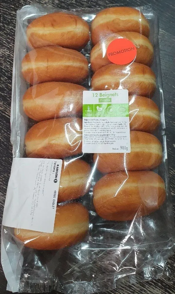 12 beignets pomme 900gr