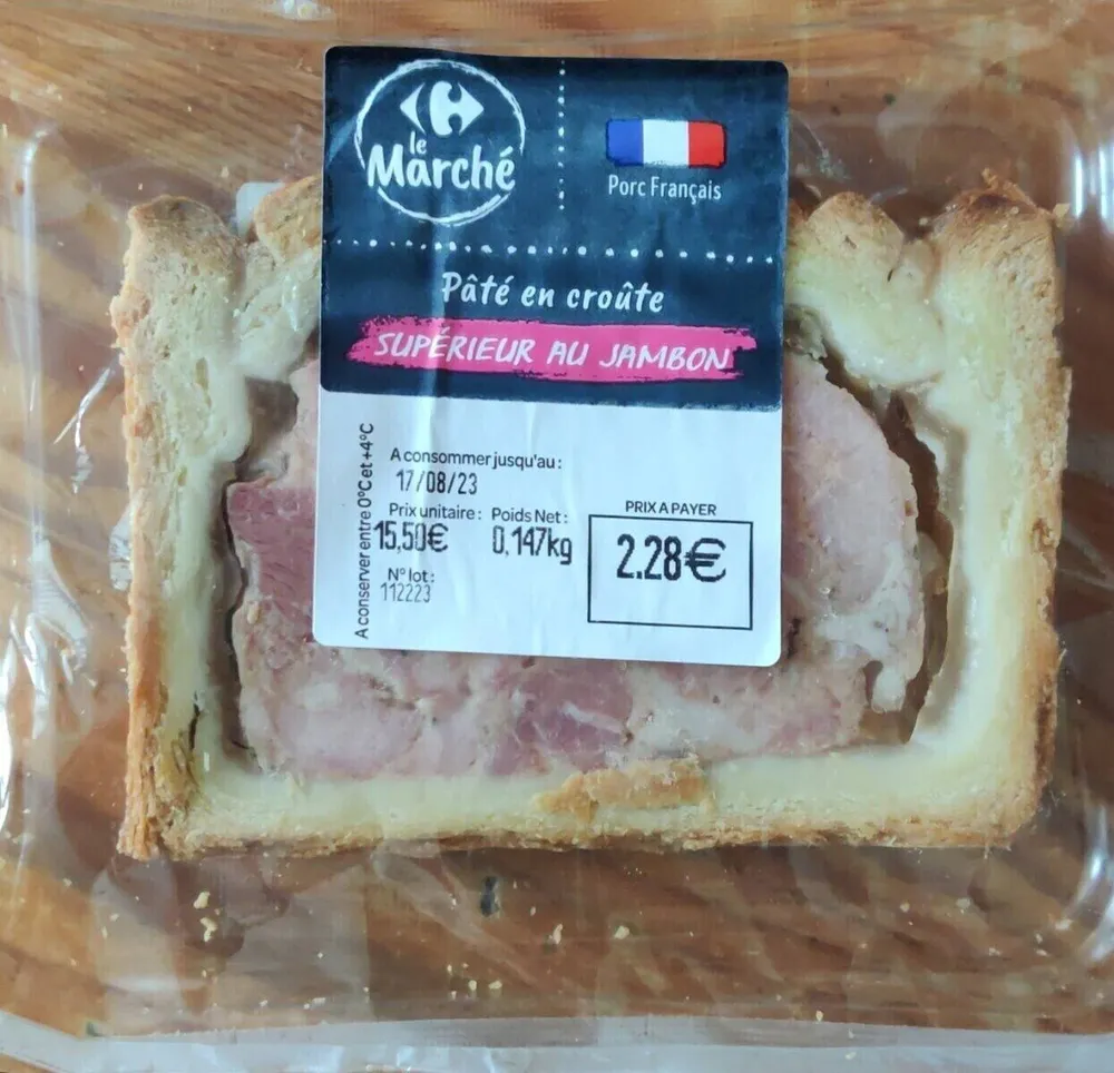Pâté en croûte Supérieur au Jambon