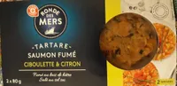 Tartare saumon fumé ciboulette et citron