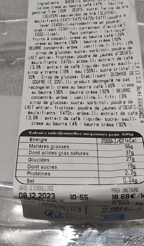Bûchette café