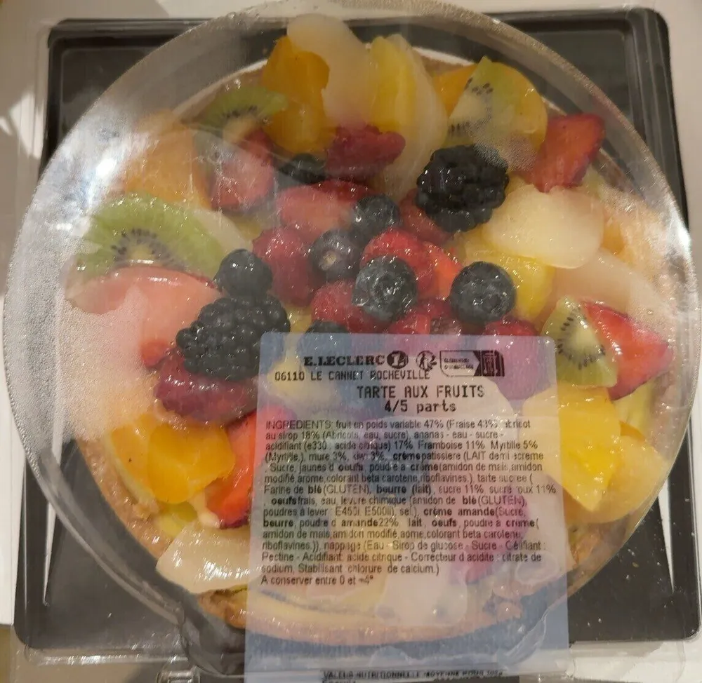 Tarte aux fruits